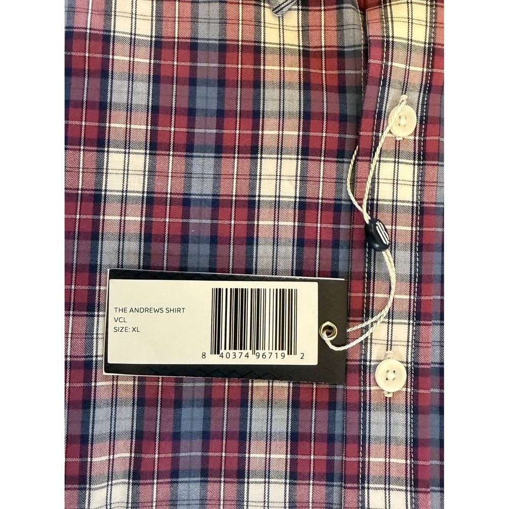 Holderness Bourne Shirt Plaid The Andrews Stretch Button Down NWT Men's Size XL - Picture 12 of 16